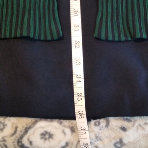 DBY Green Black Striped Women's Dress - Picture 8 of 9